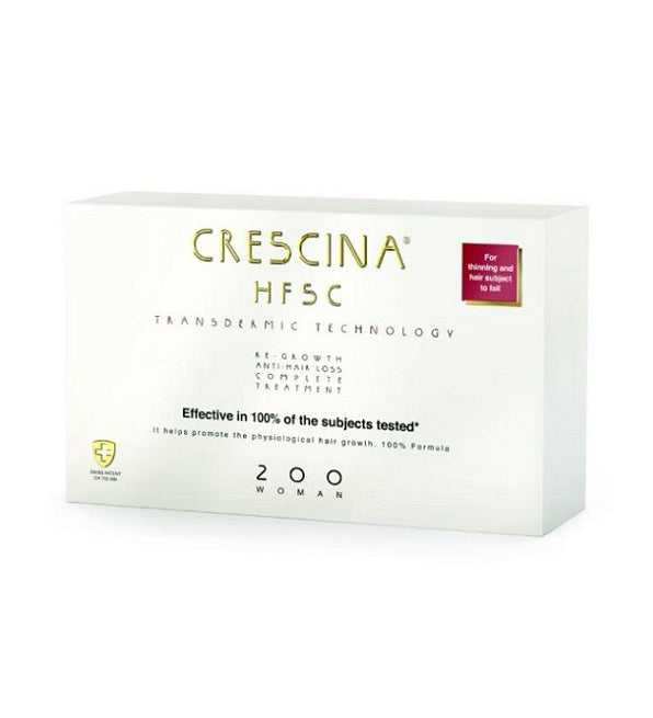 Crescina HFSC Transdermic Complet 200 للرجال 10+10