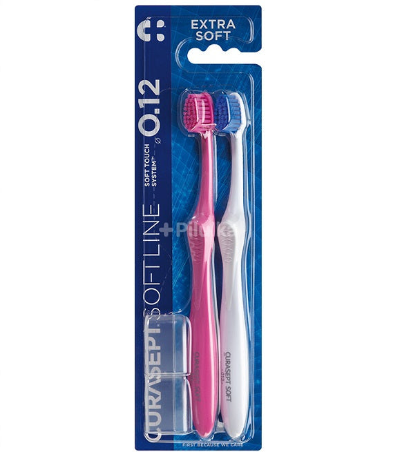 Curasept Brosse à Dents Extra Soft 012 Pack Adulte