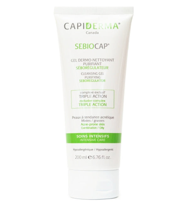 Capiderma Sebiocap Gel Dermo-Nettoyant Purifiant 200ml
