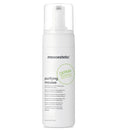 Mesoestetic Purifying Mousse 150 ml, flacon pompe blanc, mousse nettoyante pour peau grasse à imperfections