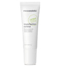 Mesoestetic Imperfection Control 10 ml, tube précision blanc, soin local teinté anti-imperfections