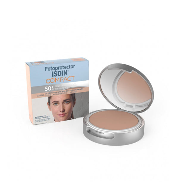 ISDIN Fotoprotector Compact Arena SPF50+ واقي شمسي للوجه مضغوط وملون