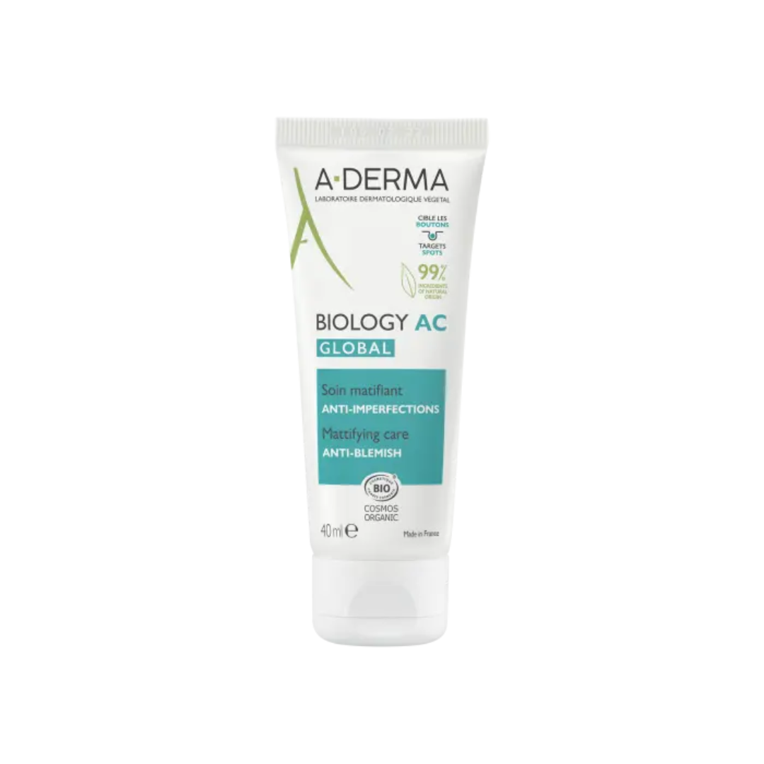 A-Derma Biology AC Global Soin Matifiant Anti-Imperfections 40ml