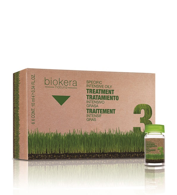 Biokera Traitement Intensif Anti Cheveux Gras Ampoules