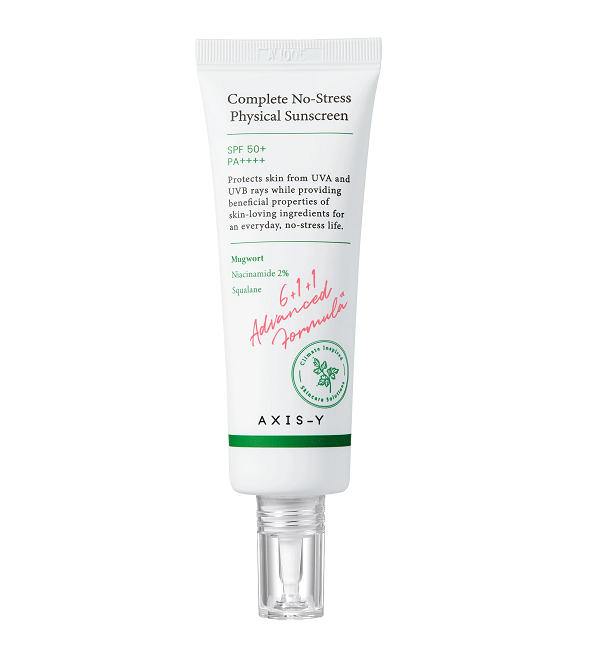 AXIS-Y - Complete No-Stress Physical Sunscreen SPF50+ 50ml