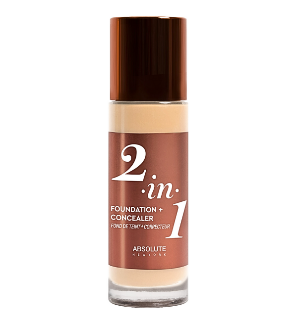 Absolute New York 2in1 Foundation Concealer Cool Teint Clair