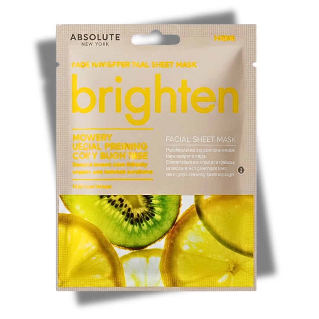 ABSOLUTE NEW YORK Masque Tissu Éclat Hydratant Visage
