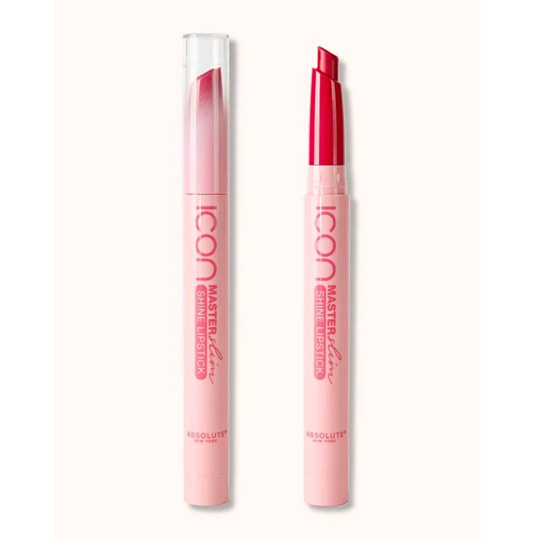 ABSOLUTE NEW YORK Master Slim Shine Lipstick 27 - Rouge à Lèvres Brillant Format Slim