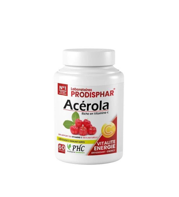 Prodisphar Acérola 60 Gélules Vitamine C Naturelle