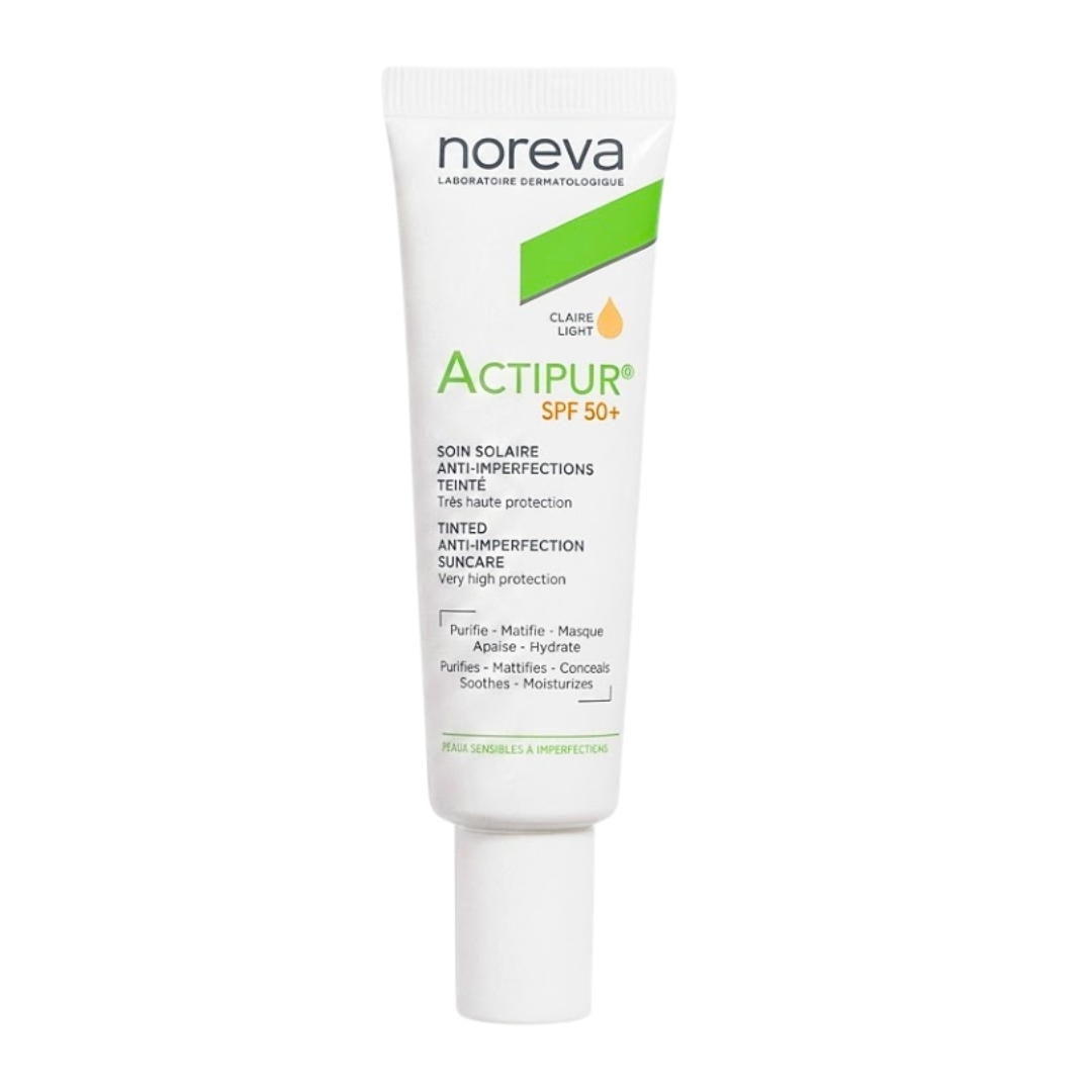 Noreva Actipur Écran Solaire Anti-imperfections Teinte Claire SPF50+ 30ml