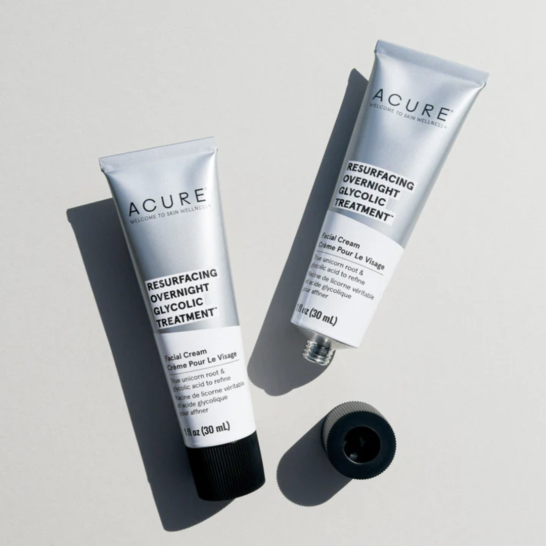 Acure Soin Nuit Resurfaçant Acide Glycolique