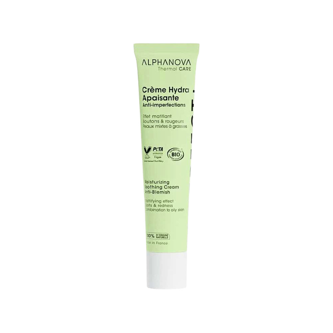Alphanova Crème Hydra Apaisant Bio Peaux Mixtes Grasses 40ml