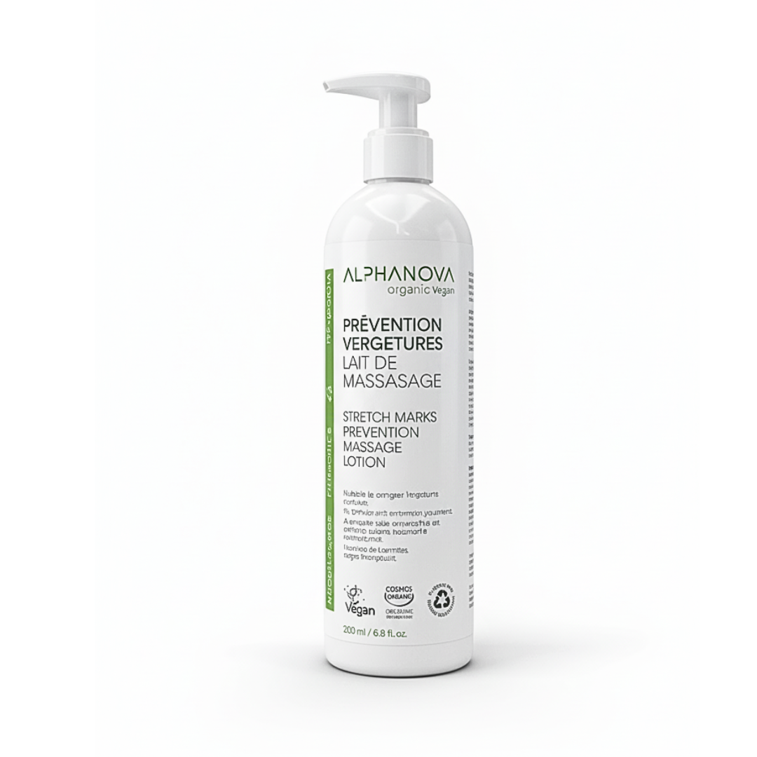 Alphanova Lait de Massage Prévention Vergetures 400ml