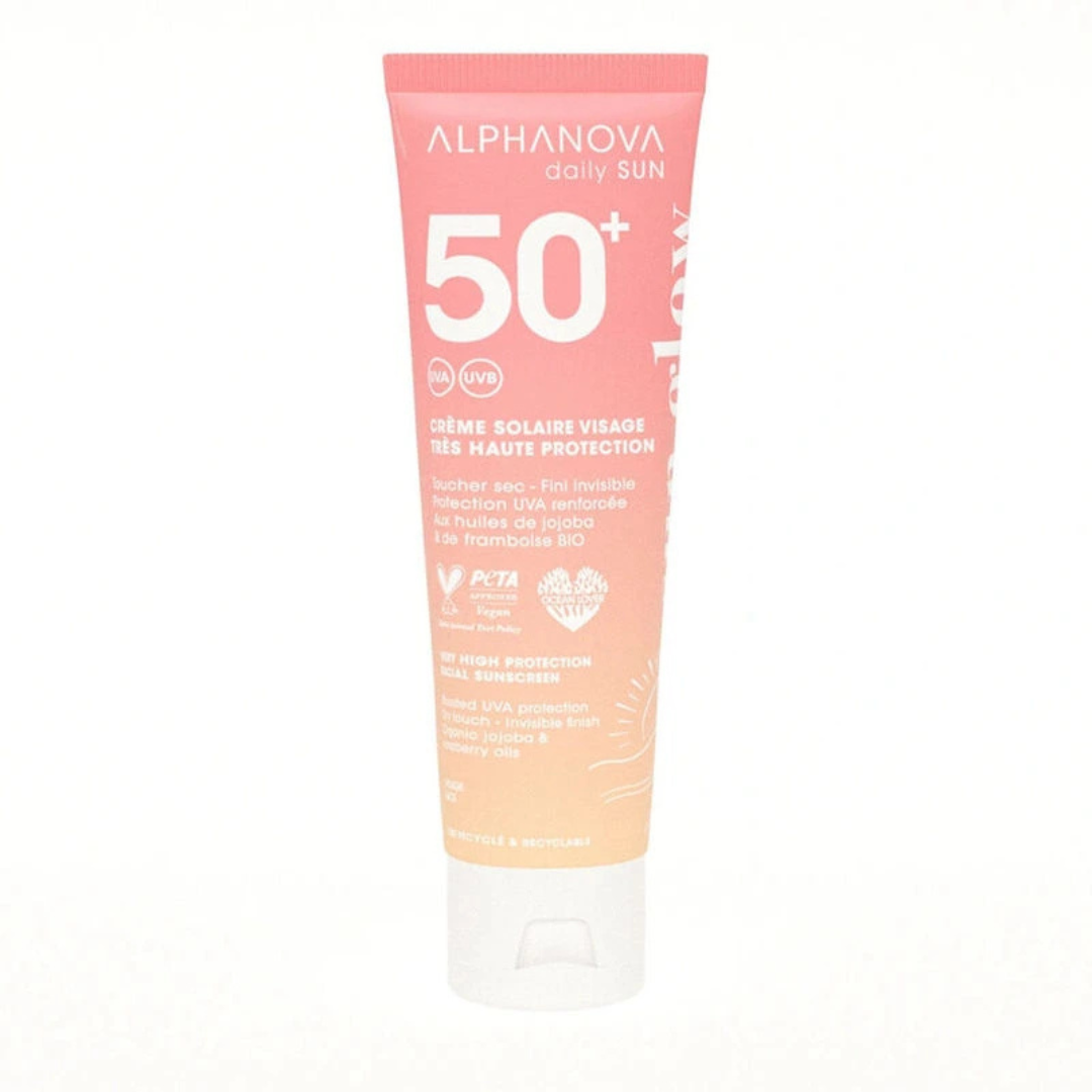 Alphanova Sun Glow Crème Solaire Teintée SPF50+ Visage 50ml