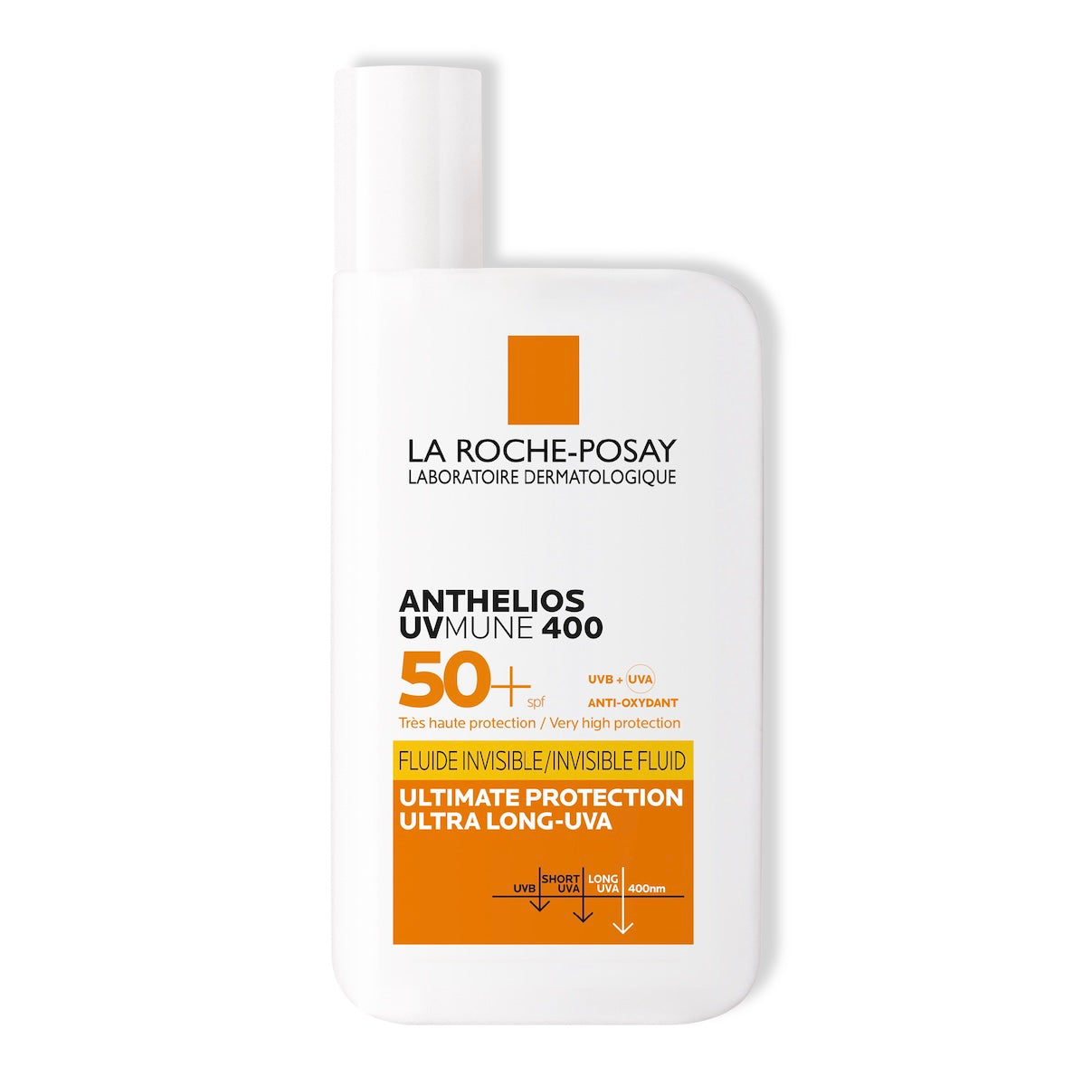 La Roche-Posay Anthelios UVMUNE 400 Hyalu B5 SPF50+ 10ml — protection solaire invisible peau sensible