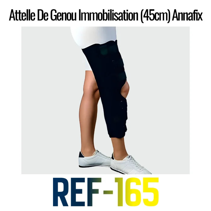 Annafix Attelle de Genou Immobilisation 45 cm Maintien Stable