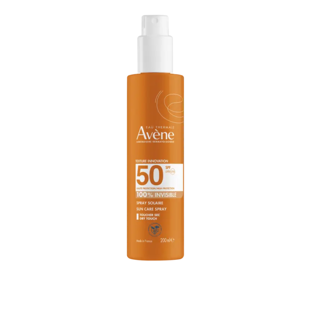 بخاخ أفين واقي شمس للجسم بعامل حماية +SPF 50 حماية عالية جداً