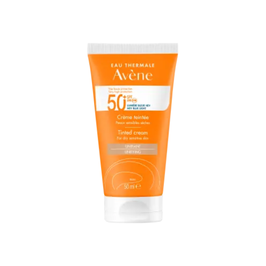 كريم أفين الواقي من الشمس بلون SPF 50+ للوجه