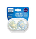 Avent Sucette Ultra Air 0-6 Mois Garçon Collerette Aérée