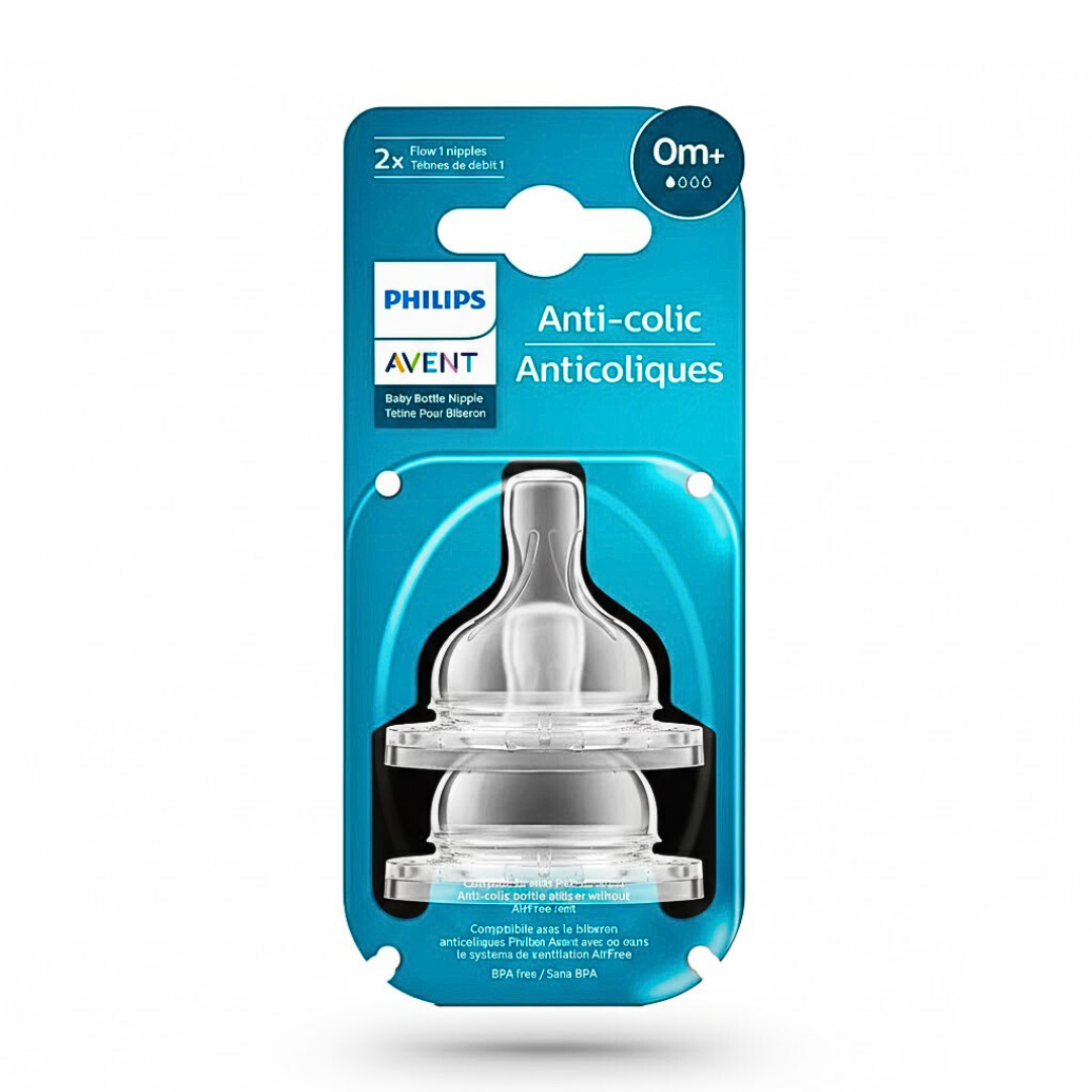 Avent Tétine Anti-Colic Flow 1 Nouveau-né 0+ mois SCY761/02
