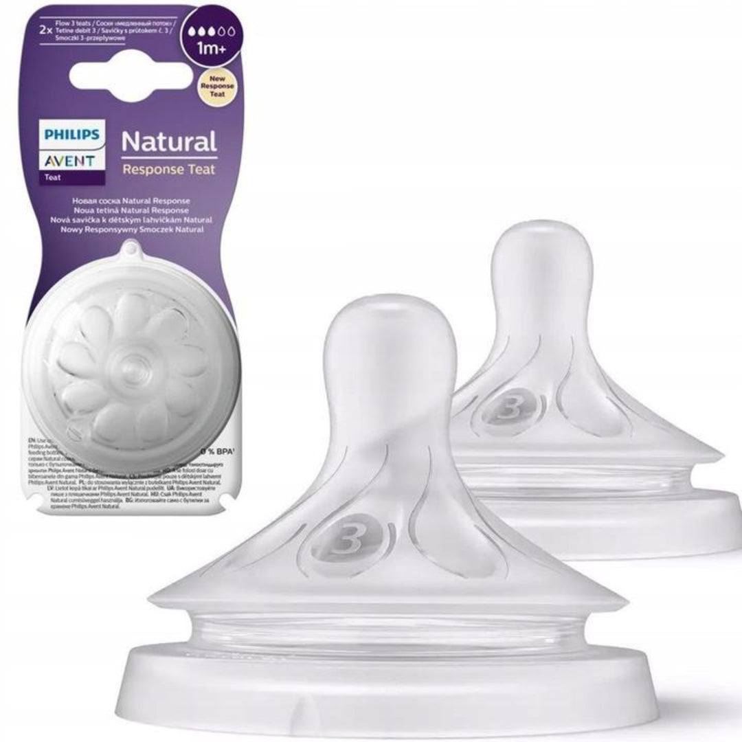 Avent Tétine Natural Response Débit Lent +1 Mois SCY963/02