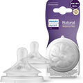 Avent Tétines Natural +6 mois Silicone sans BPA Lot de 2