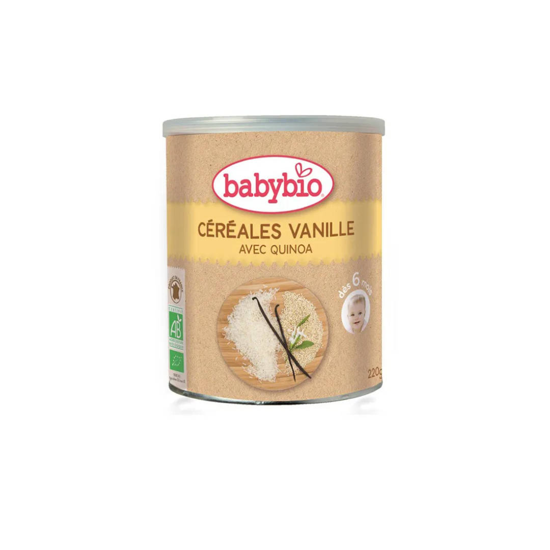 حبوب الفانيليا العضوية Babybio 220 غرام ابتداءً من 6 أشهر