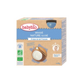 Babybio وجبة مهروسة باللبن الزبادي من حليب البقر الطبيعي 4 × 85 جم
