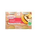 Babybio Petit Pot تفاح موز عضوي 2 × 130 جم