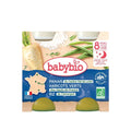 Babybio Pot Bonne Nuit Panais Haricots Verts Riz Bio 2 x 200g