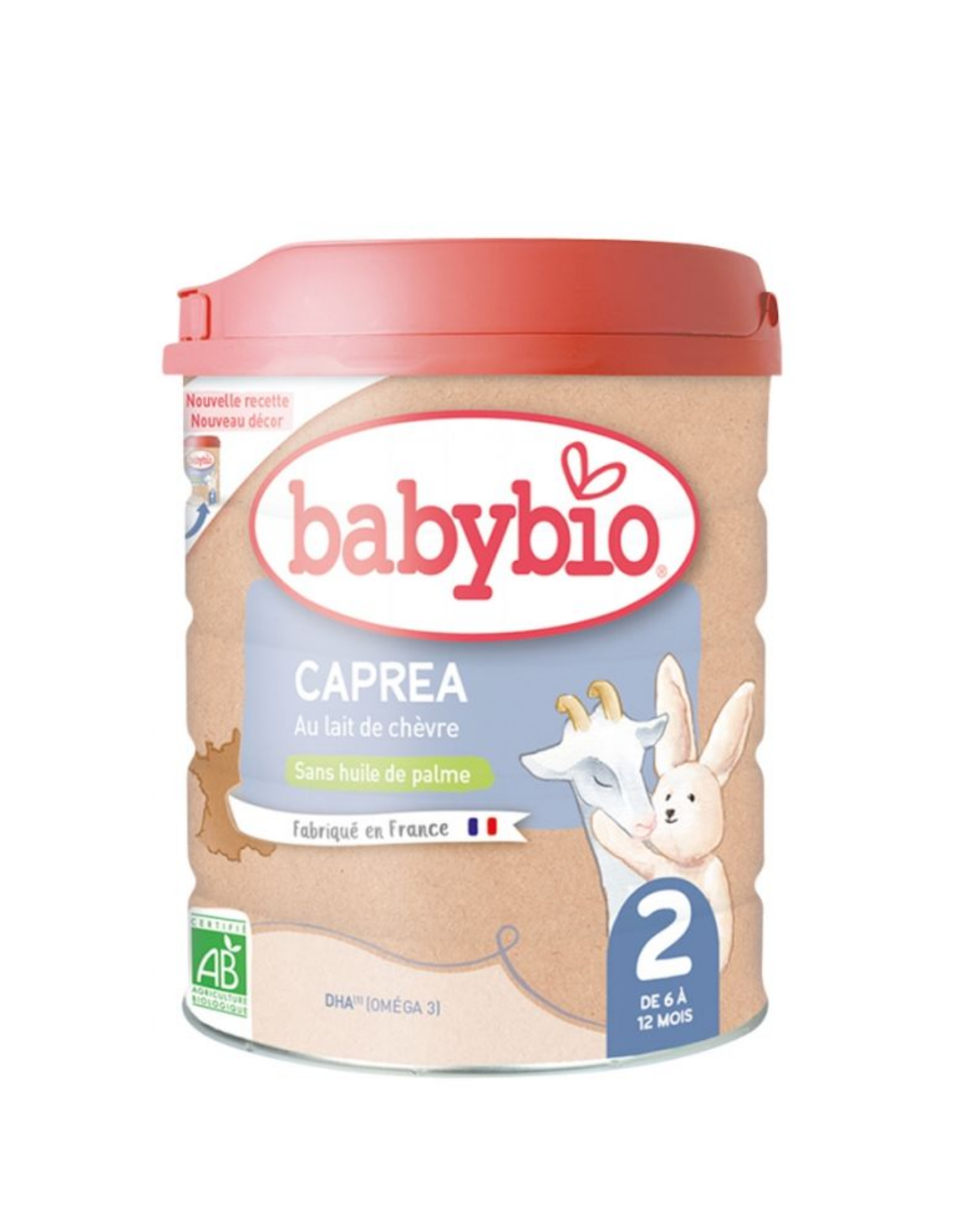 Babybio Caprea 2 حليب ماعز عضوي 800 غرام
