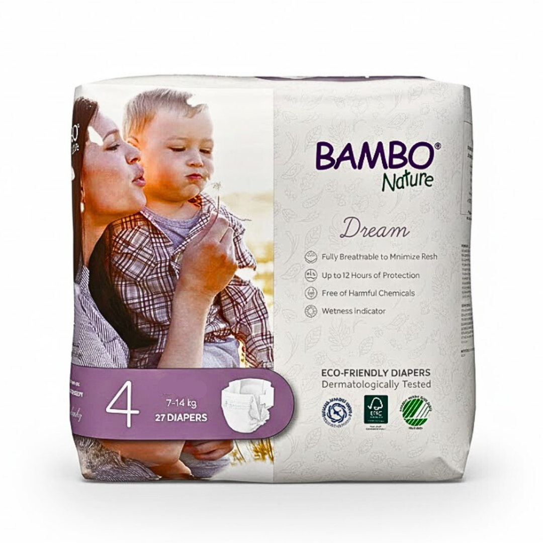 Bambo Dream Couches Taille 4 7-14 kg 27 unités