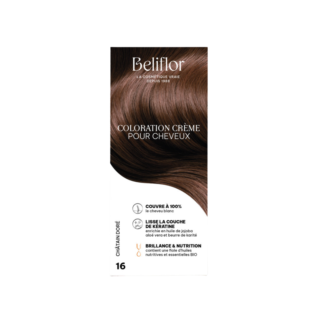 Beliflor Coloration N°16 Chatain Dore