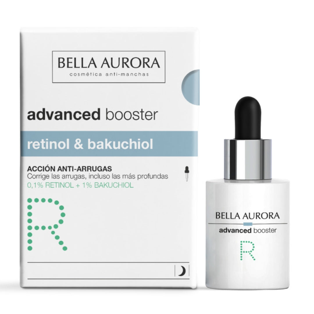 Bella Aurora Advanced Booster سيروم ريتينول وباكوتشيول للوجه لمكافحة الشيخوخة
