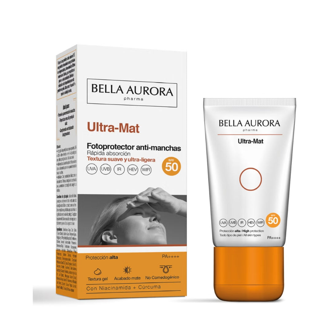 Bella Aurora Ultra-Mat جل واقي شمسي SPF50+