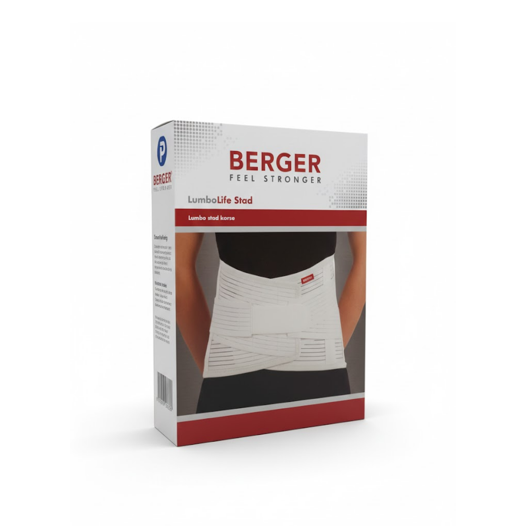 حزام دعم الظهر Berger Lombostat ARME مقاس واحد موحد بيج