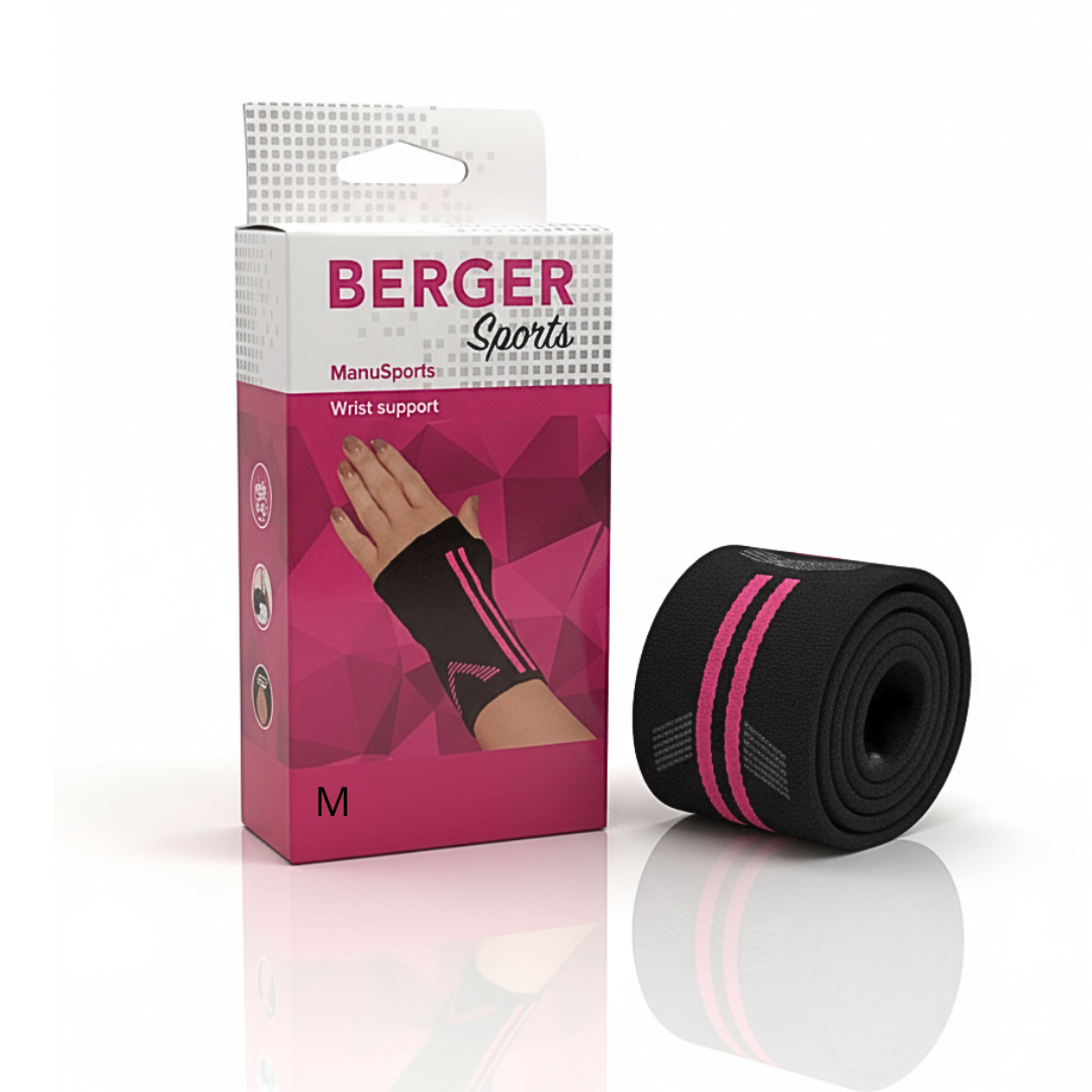 Berger Sport ضمادة مرنة للمعصم متوسطة