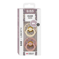 Bibs 2 Sucettes Colour Round Eloise Blush Mix Size 1 +0mois