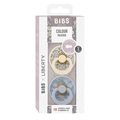Bibs 2 Sucettes Colour Round Eloise Dusty Blue Mix Size 2 +6