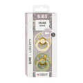 Bibs 2 Sucettes Colour Round Eloise Sage Mix Size 2 +6mois