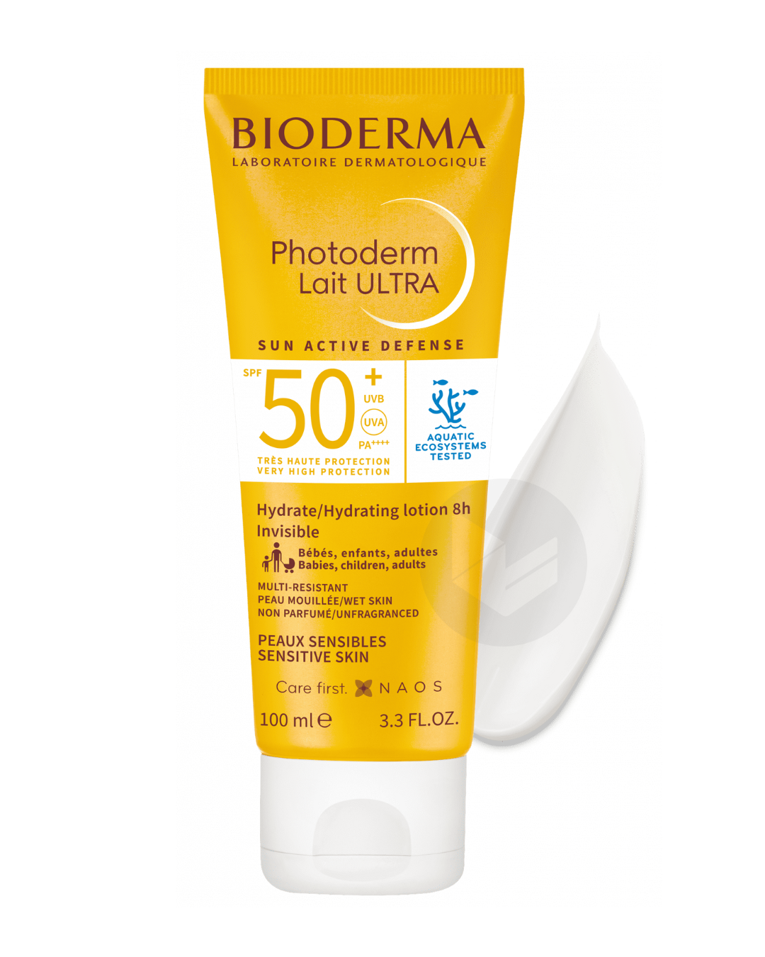 Bioderma Photoderm Lait Ultra Solaire SPF50+ Corps 100ml — protection peau sensible climat marocain