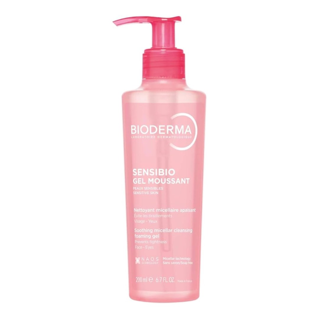 Bioderma Sensibio Gel Moussant Nettoyant Douceur 200ml