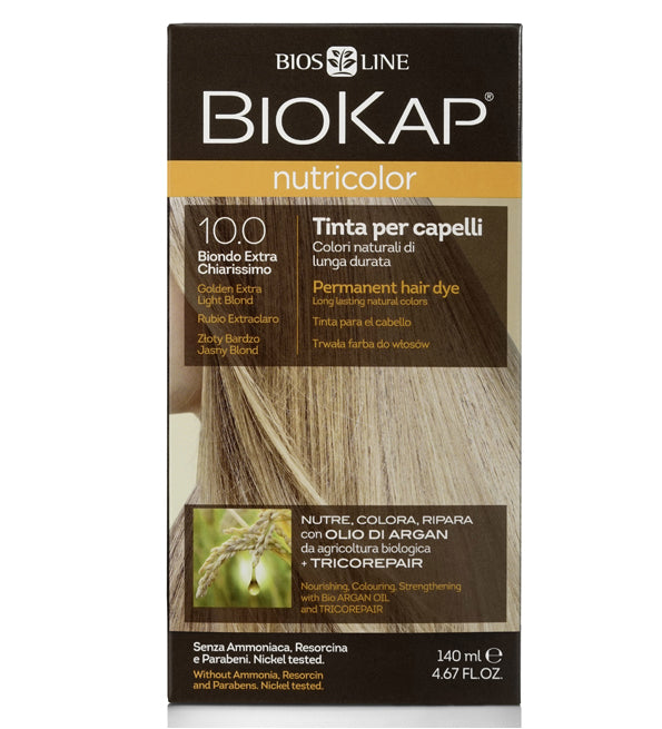 Biokap Nutricolor 10.0 Blond Très Clair Coloration Permanente 150ml