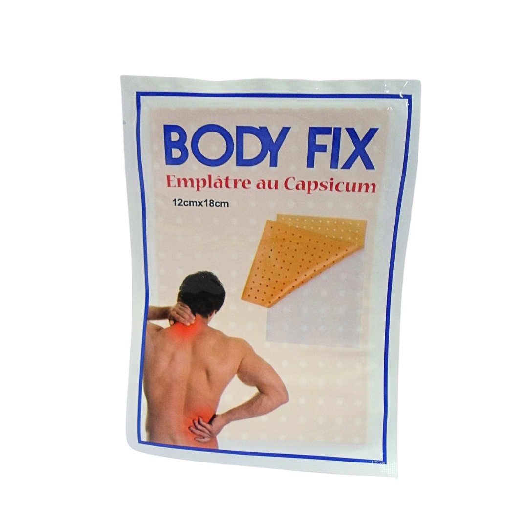 Body Fix Emplâtre au Capsicum Patch Chauffant 12x18cm