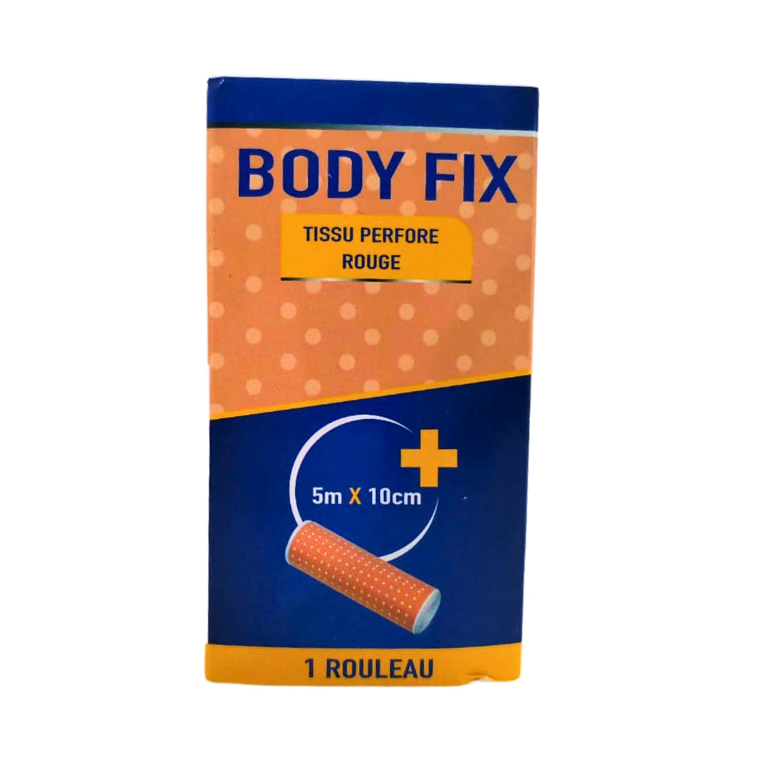Body Fix Sparadrap Tissu Perforé Rouge 5x10cm