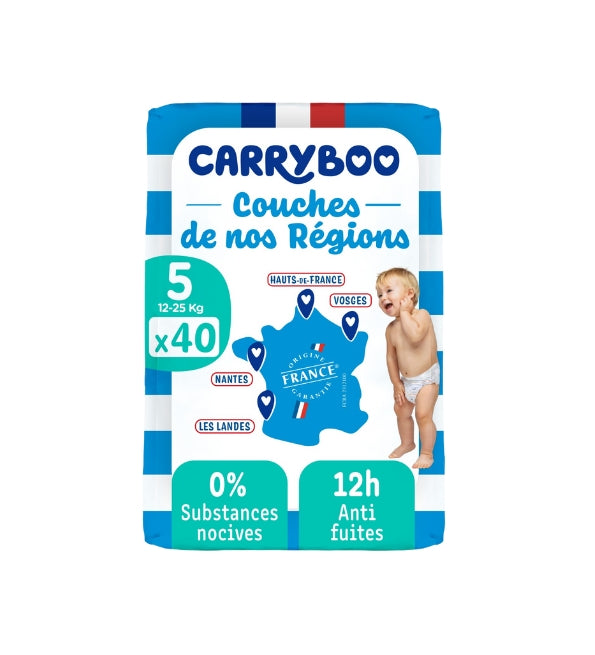 Carryboo Couches T5 12-25kg 40 unités