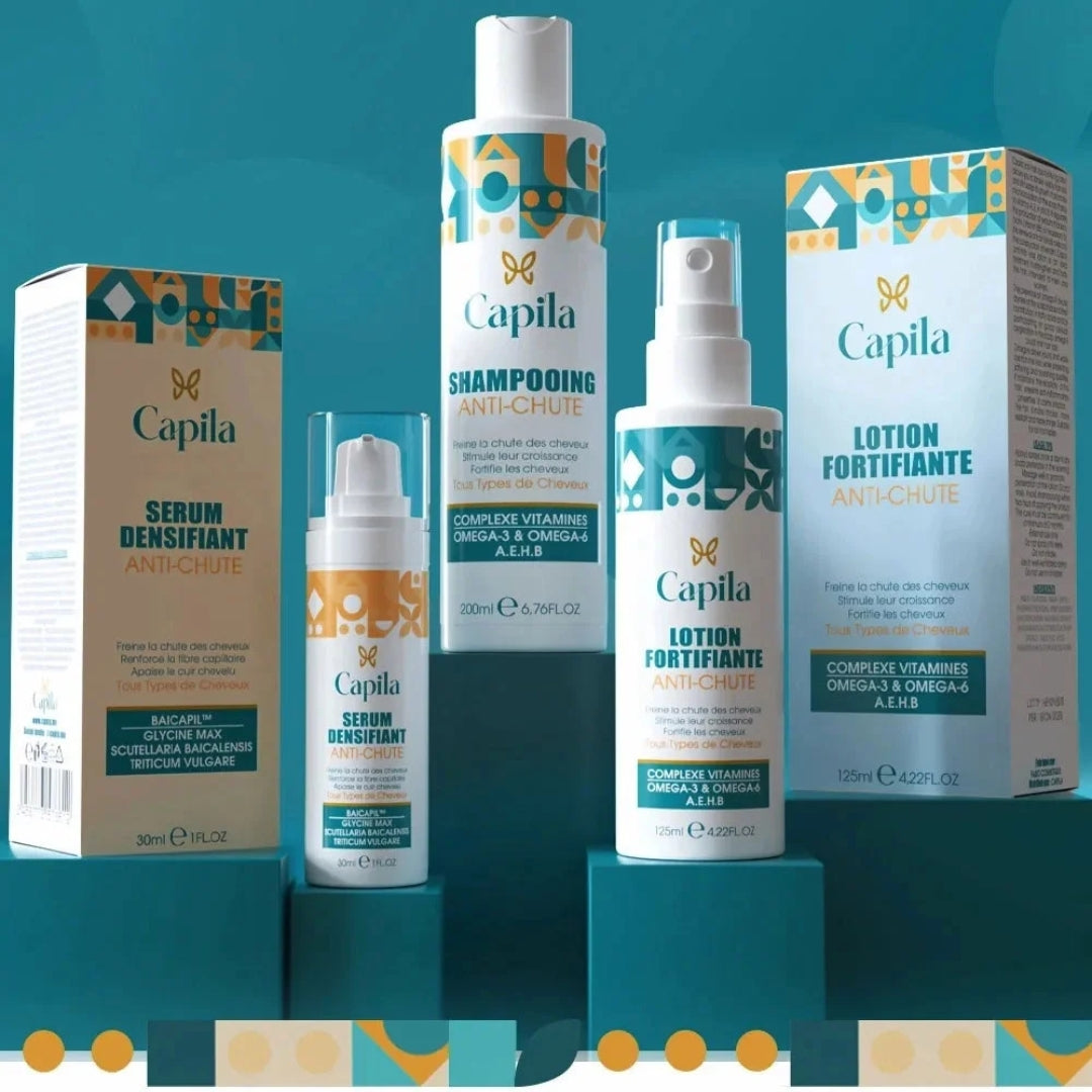 Capila Duo Pack Anti-Chute Shampooing 200ml Lotion 125ml Sérum 30ml