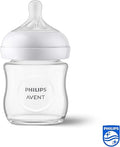 AVENT رضّاعة ناتشورال زجاج 125 مل حلمة 0 شهر+