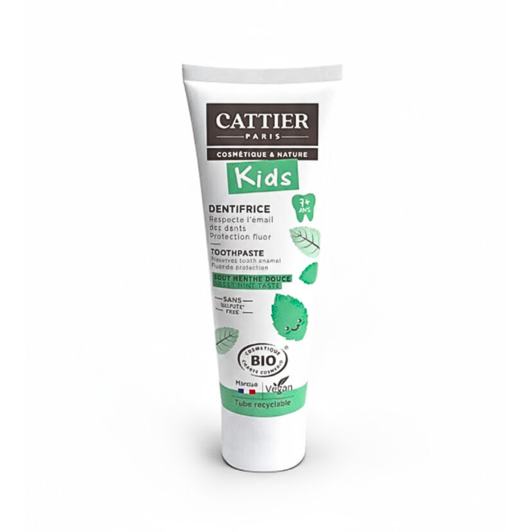 Cattier Dentifrice Kids +7 Menthe Douce Bio 50ml