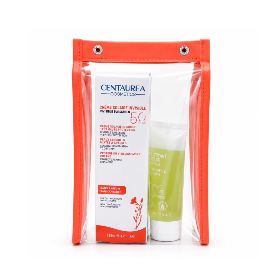 Centaurea Trousse Solaire Duo Crème Solaire Invisible SPF 50